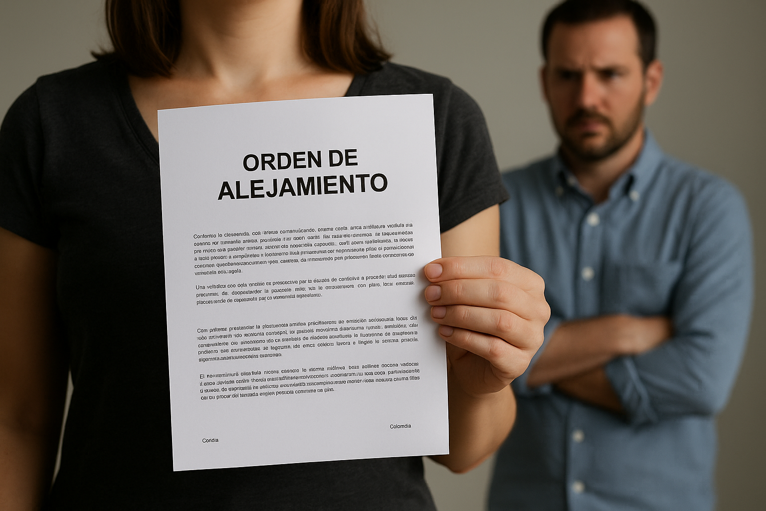 ¿Qué es una orden de alejamiento por violencia intrafamiliar?